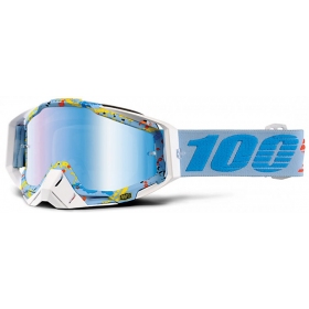 Krosiniai 100% Racecraft Extra akiniai (Veidrodinis stikliukas)