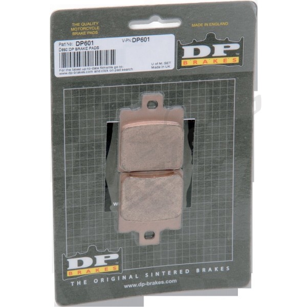 DP BRAKES Standard DP Sintered Brake Pads Aprilia / Beta / Cagiva / Ducati / Gilera / Honda / Husqvarna / Yamaha 50-1100cc 75-10