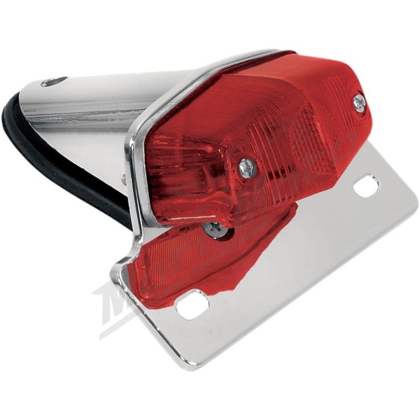 EMGO Lucas-Style Universal Taillight with Chrome Bracket