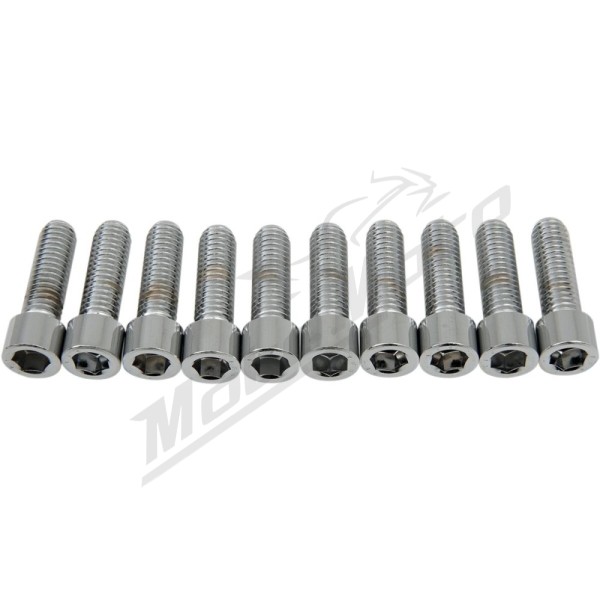 DRAG SPECIALTIES Socket-Head Bolts M10 x 1,5 (Length 38,1 mm) 10pcs.