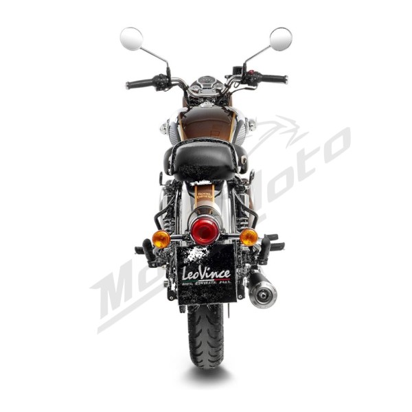 LEOVINCE LV Classic Racer Black Edition Slip-On Muffler ROYAL ENFIELD 350 21-24