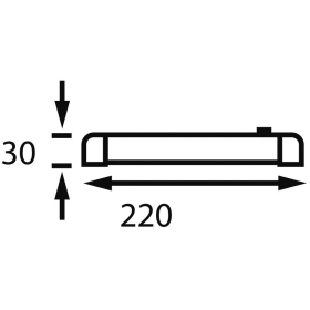 Osculati Turnstripe 8-LED 260mm