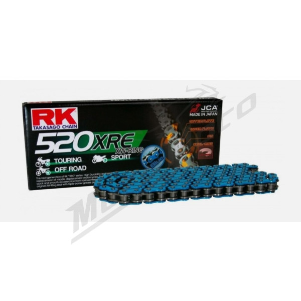 Rk drive chain BB520XRE (xw-ring) blue