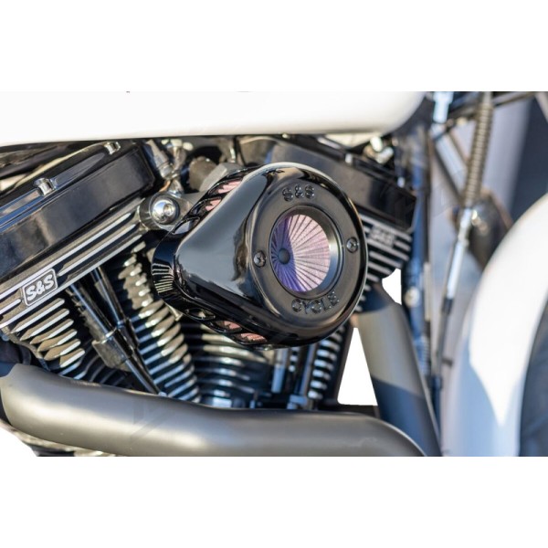 S&S CYCLE Air Stinger Stealth Air Cleaner Kit Harley Davidson FLHR / FLHRC / FLHRSE 1584-1800cc 08-17