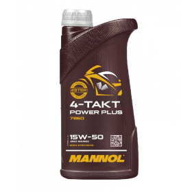 Mannol motorcycle engine oil 4-takt power plus 15w-50 1l