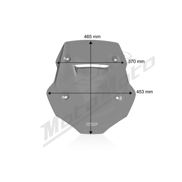 WRS CF002F Windscreen Standard Smoke CF MOTO 800MT ABS 22-24