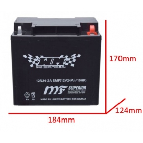 Battery Gel 12N24-3A 12V 24Ah