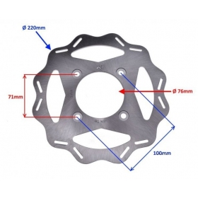 Brake disc  KINGWAY CHOPPER 150 Ø 220x76