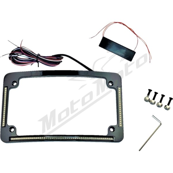 CUSTOM DYNAMICS All-in-One License Plate Frame 18,5 x 11 cm