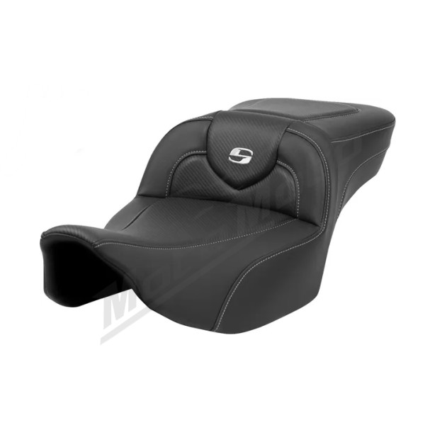SADDLEMEN Roadsofa Carbon Fiber Seat Extended Harley Davidson FLHX / FLHXU / FLTRX / FLTRXSE 1923-1977 23-25 