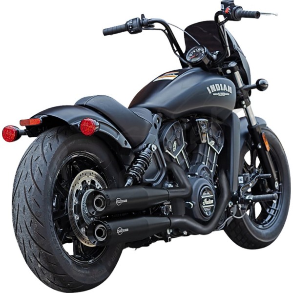 S&S CYCLE Grand National Slip-On Mufflers Indian Scout 999-1133cc 19-23