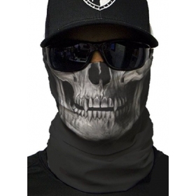 Face mask Gray Skull