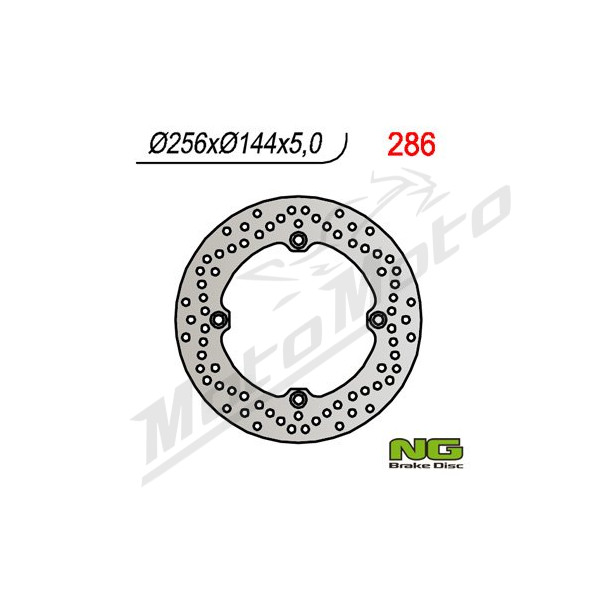 NG BRAKES Rear Fixed Brake Disc 256mm Honda CBR / NS / NSR / XLV / XRV 250-1000cc 84-02
