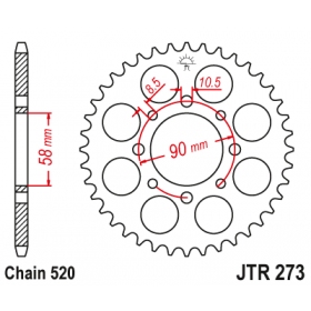 Rear sprocket JTR273