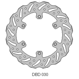 Delta braking disc front (245x118x3mm) Yamaha WR / YZ / WRF 125-426 98-00