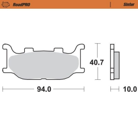MOTO-MASTER Roadpro Front Brake Pads Yamaha FZ6 / SR / TDR / XV / XVS 125-1300 93-17 