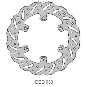 Delta braking disc front (245x118x3mm) Yamaha WR / YZ / WRF 125-426 98-00