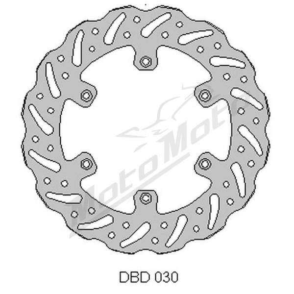 Delta braking disc front (245x118x3mm) Yamaha WR / YZ / WRF 125-426 98-00