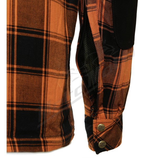 SALE! Bores Lumberjack Premium Jacket-Shirt S Orange/Black