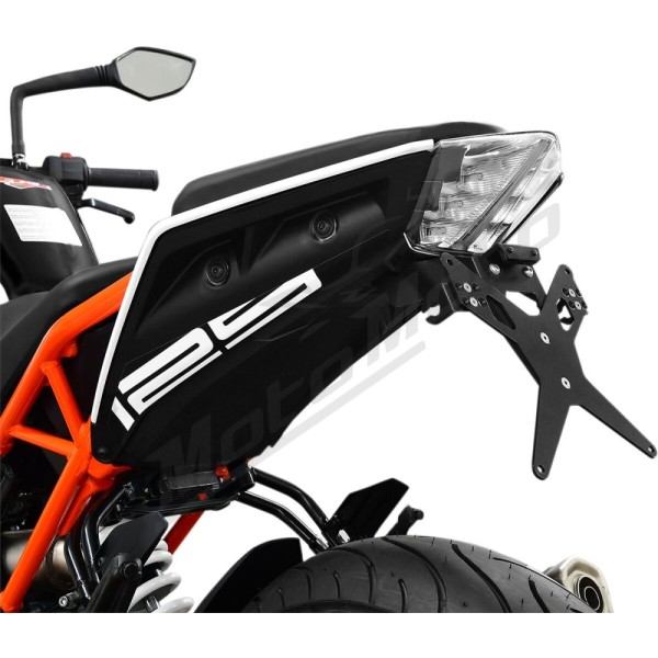 ZIEGER X-Line License Plate Holder Type E KTM Duke 125-390 17-23