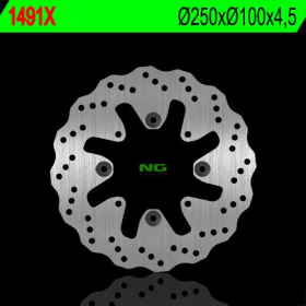 NG Rear Fixed Brake Disc 250x100x4.5mm Kawasaki Vulcan S 650cc 15-16