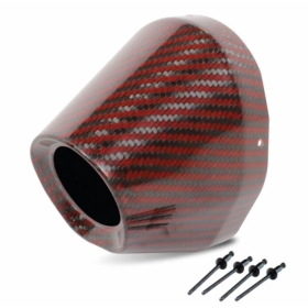 PRO CIRCUIT End Cap Carbon Fiber Red Ø11.4x4.45cm