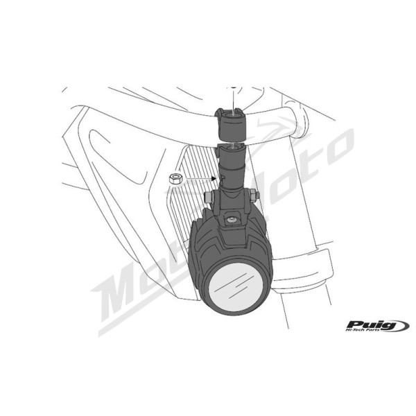 Puig Foco Auxiliar Light Aprilia / BMW / Ducati / Honda / Kawasaki / KTM / Suzuki / Triumph / Yamaha 94-23
