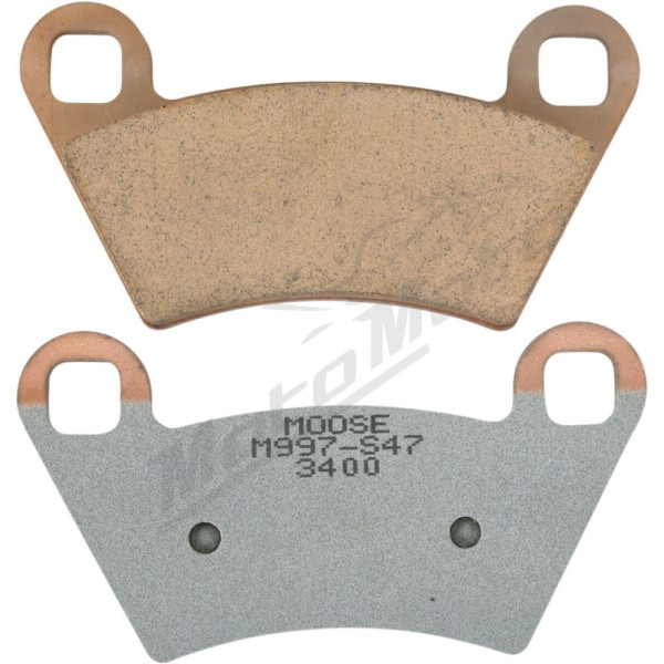 MOOSE OFFROAD FOUR WHEEL XCR Sintered Brake Pads Polaris Brutus / Ranger / Sportsman 325-1000cc 06-16
