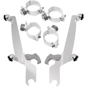 MEMPHIS SHADES HD Sportshield Trigger-Lock Complete Mount Kit Harley Davidson FXBB / FXBBS / FXD / FXDB / FXDC / FXDL / FXLR / FXST / 1450-1750 06-24