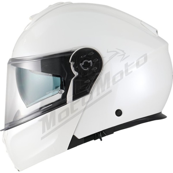 Atverčiamas Šalmas APEX MT300 Solid Baltas