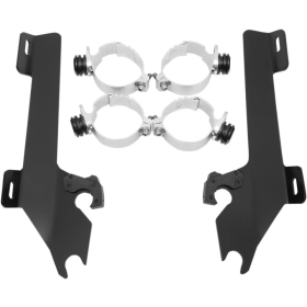 MEMPHIS SHADES METRIC Windshield Trigger-Lock Complete Mount Kit Honda VTX 1800 02-08