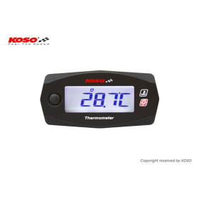 KOSO NORTH AMERICA Dual Thermometer Mini-4 69,8 x 34,4 x 17,2 mm