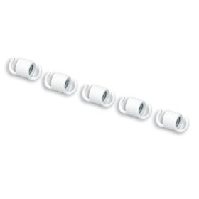 Sankabos spyruoklės MALOSSI Aprilia / Honda / Kymco / Peugeot / Piaggio / Yamaha 125-500cc Ø2,2 baltos 5vnt