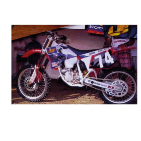 TECNOSEL Seat cover and sticker set Honda CR 125-250 95-97