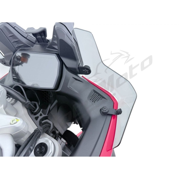 WRS DU038F Šoniniai deflektoriai Lengvai Tamsinti Ducati Multistrada V2 900cc ABS 2025