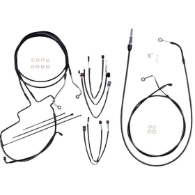 MAGNUM SHIELDING XR Handlebar Installation Kit Black 38/43cm Harley Davidson FLH / FLHTK / FLHX / FLHXSE 1750/1977 21-24