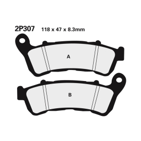 NISSIN stabdžių trinkelės Harley Davidson / Honda / Suzuki 04-20