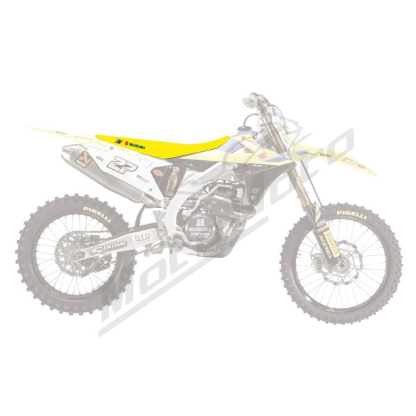 Blackbird Racing Pyramid Seat Cover Suzuki RM-Z 250-450cc 18-> Yellow/Black