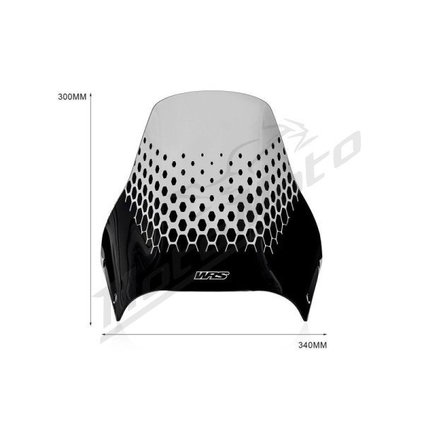 WRS DU025F ENDURO Windscreen Ducati Desert X 950 ABS 22-24