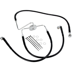 DRAG SPECIALTIES Stainless Steel Brake Line Kit Harley Davidson FXDL 1340cc 96-00