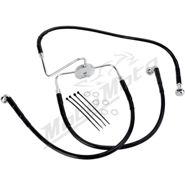 DRAG SPECIALTIES Stainless Steel Brake Line Kit Harley Davidson FXDL 1340cc 96-00