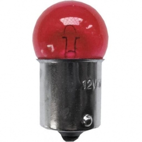 BULB 12V 5W BA15S RED 10PCS PACK