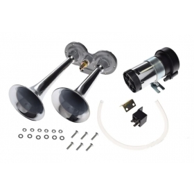 Air dual horn kit chrome