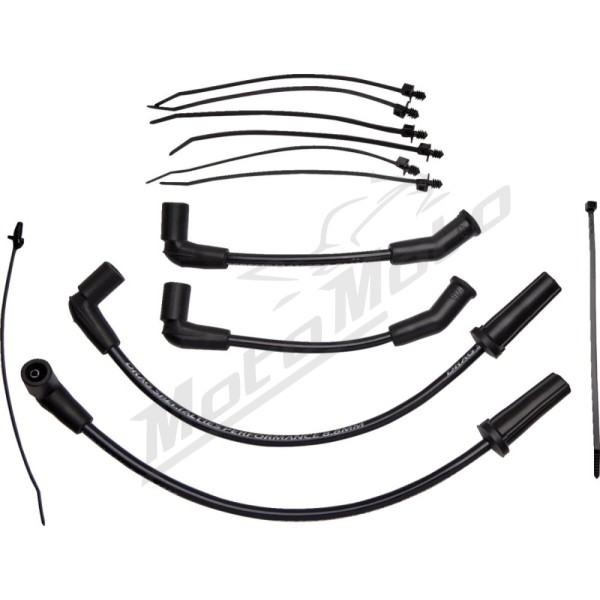 DRAG SPECIALTIES Spark Plug Wires Harley Davidson FLH / FLHR / FLHRC / FLHRXS / FLHT / FLHTCU / FLHTCUTG / FLHTCUTGSE 1750-1977cc 17-24