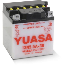 Akumuliatorius YUASA 12N5.5A-3B 12V 5,5Ah (be rūgšties pakuotės)