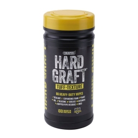 DRAPER Hard Graft Multipurpose Tuff-Texture Wipes Tub of 80pcs