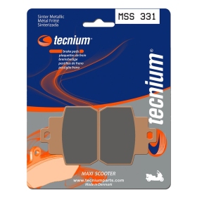 TECNIUM Maxi Scooter stabdžių trinkelės MSS331 Gilera / Honda / Piaggio 125/500 05-16