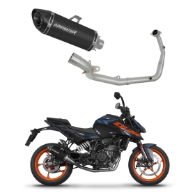 KTM 125 Duke 2024 Full Exhaust System HP8 BLACK + dB killer