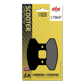 SBS 178HF Street Ceramic Organic Brake Pads SYM Euro-MX / Joyride / RS 50-300cc 01-22