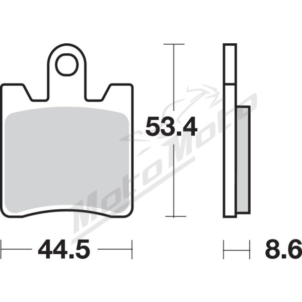 SBS HS Street Excel 740HS Sintered Front Brake Pads Triumph / Yamaha 1200-1300cc 06-20